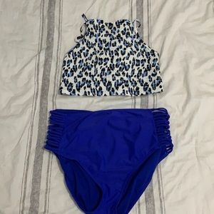 Cheetah Swimsuit Set